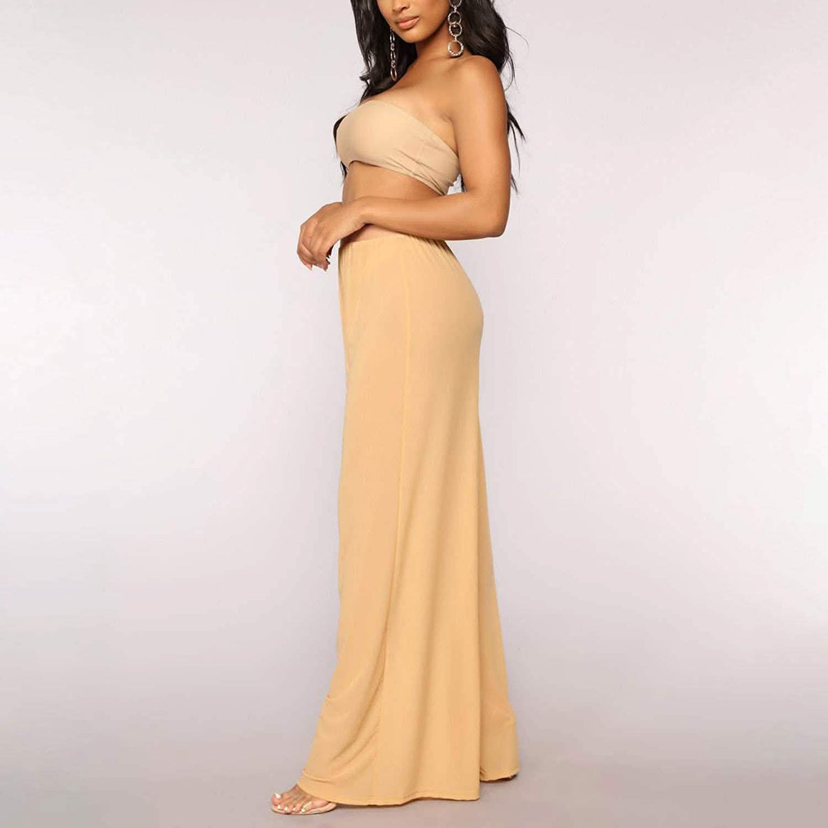 Awoscut Women See Through Sheer Mesh Pants