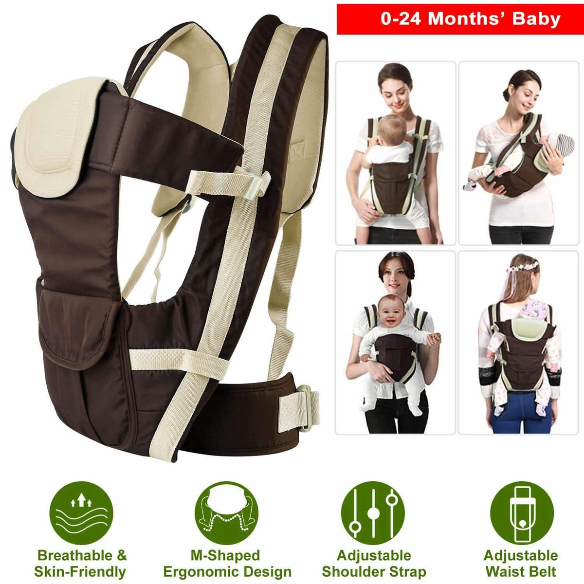 Baby Carrier Breathable Adjustable Wrap