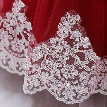 Baby Girls' Basic Christening Floral Dress