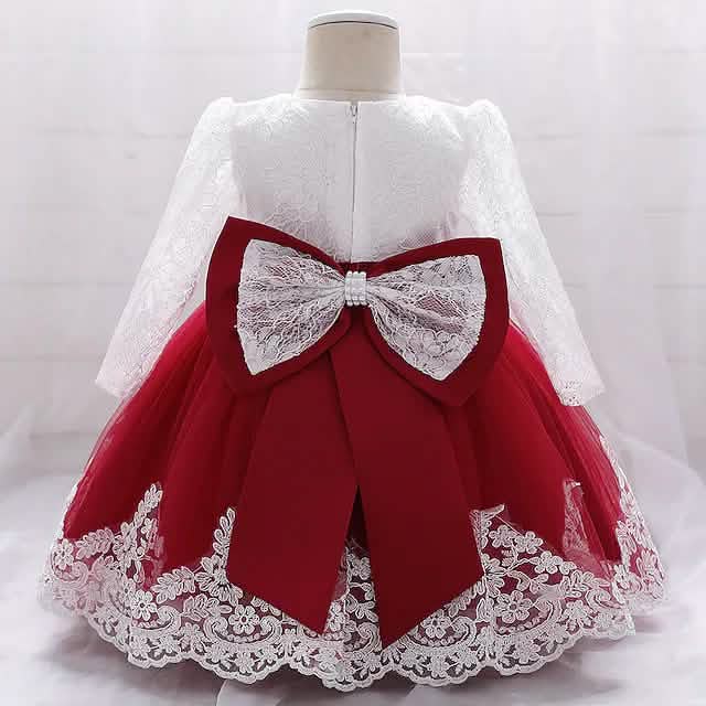 Baby Girls' Basic Christening Floral Dress