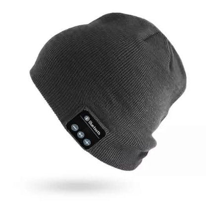 Beanie with Built In Wireless Bluetooth Headphones