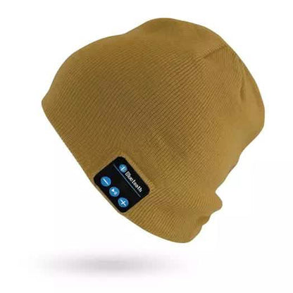 Beanie with Built In Wireless Bluetooth Headphones