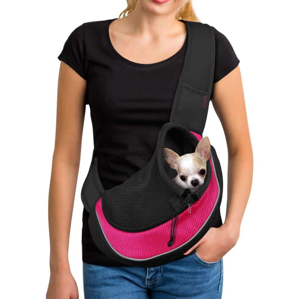 Breathable Mesh Travel Safe Sling Bag Carrier for Pets