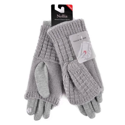 Cable Knit Women's Winter Cute Gloves
