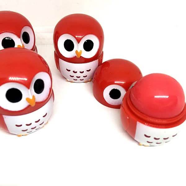 Candy Color Owl Shape Moisturizing Lip Balm