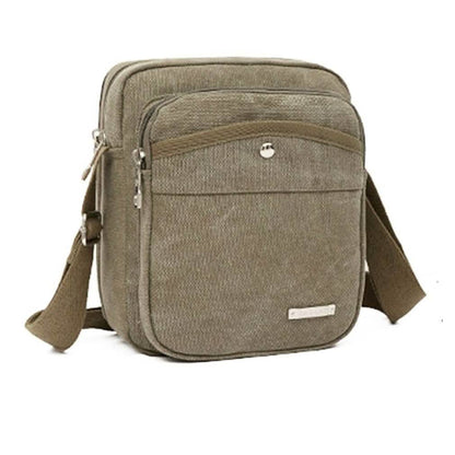 Canvas Button-Top Totes Bag