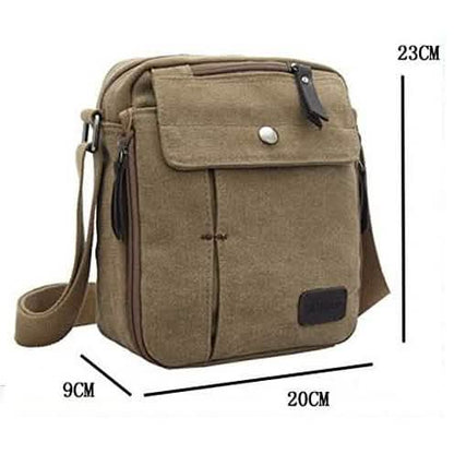 Canvas Travel Wallet Casual Messenger Bag
