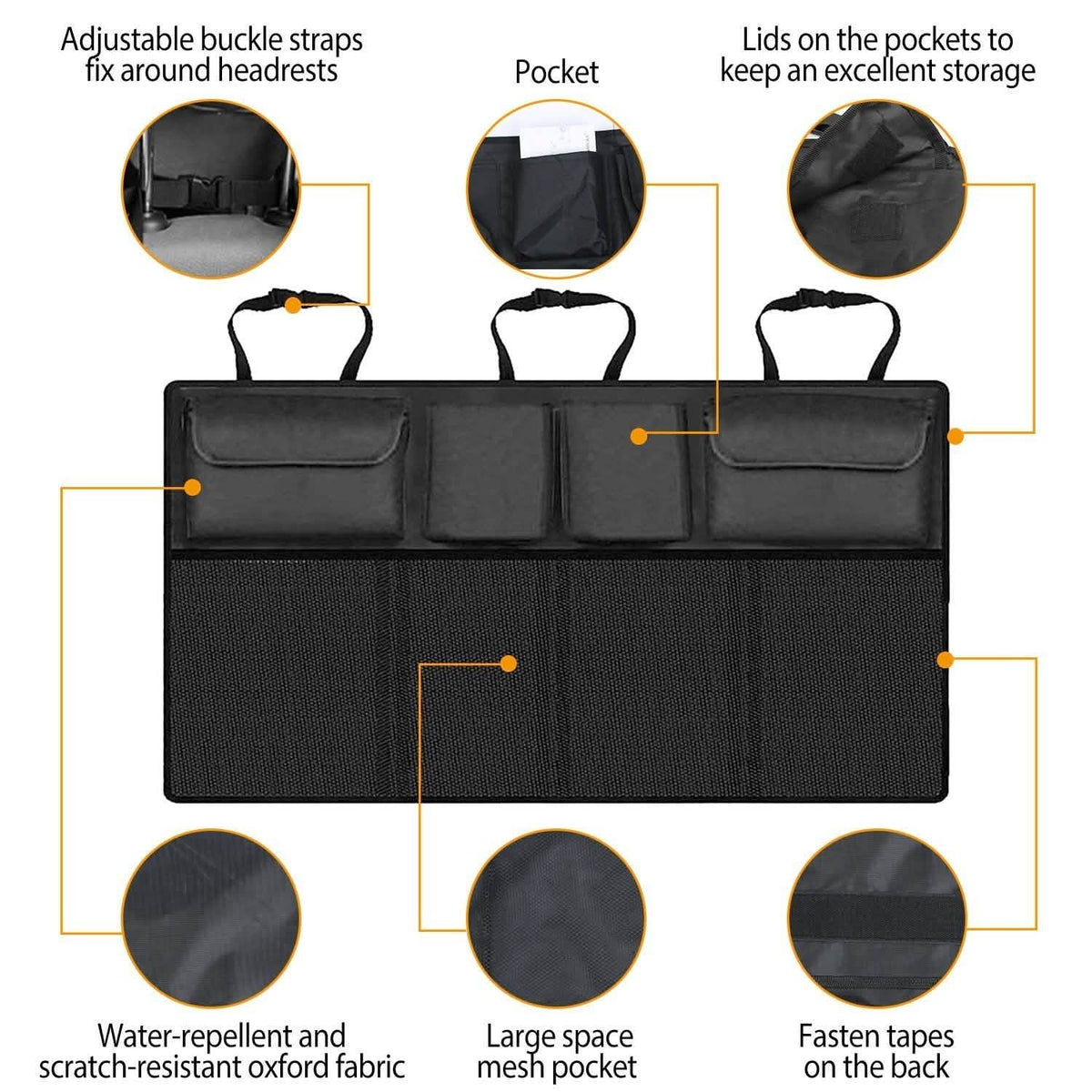 Car Backseat Trunk Organizer