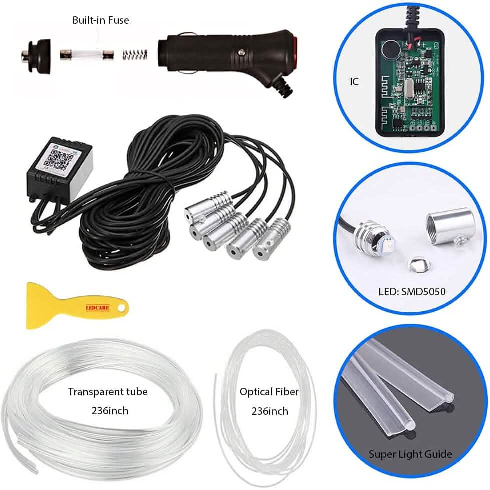 Car LED Strip Ambient Light Kit