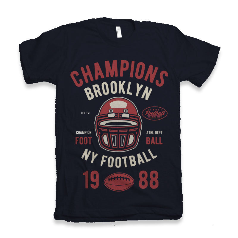 Champions Brooklyn Men's Bamboo Viscose/Organic Cotton Short Sleeve Graphic T-Shirt