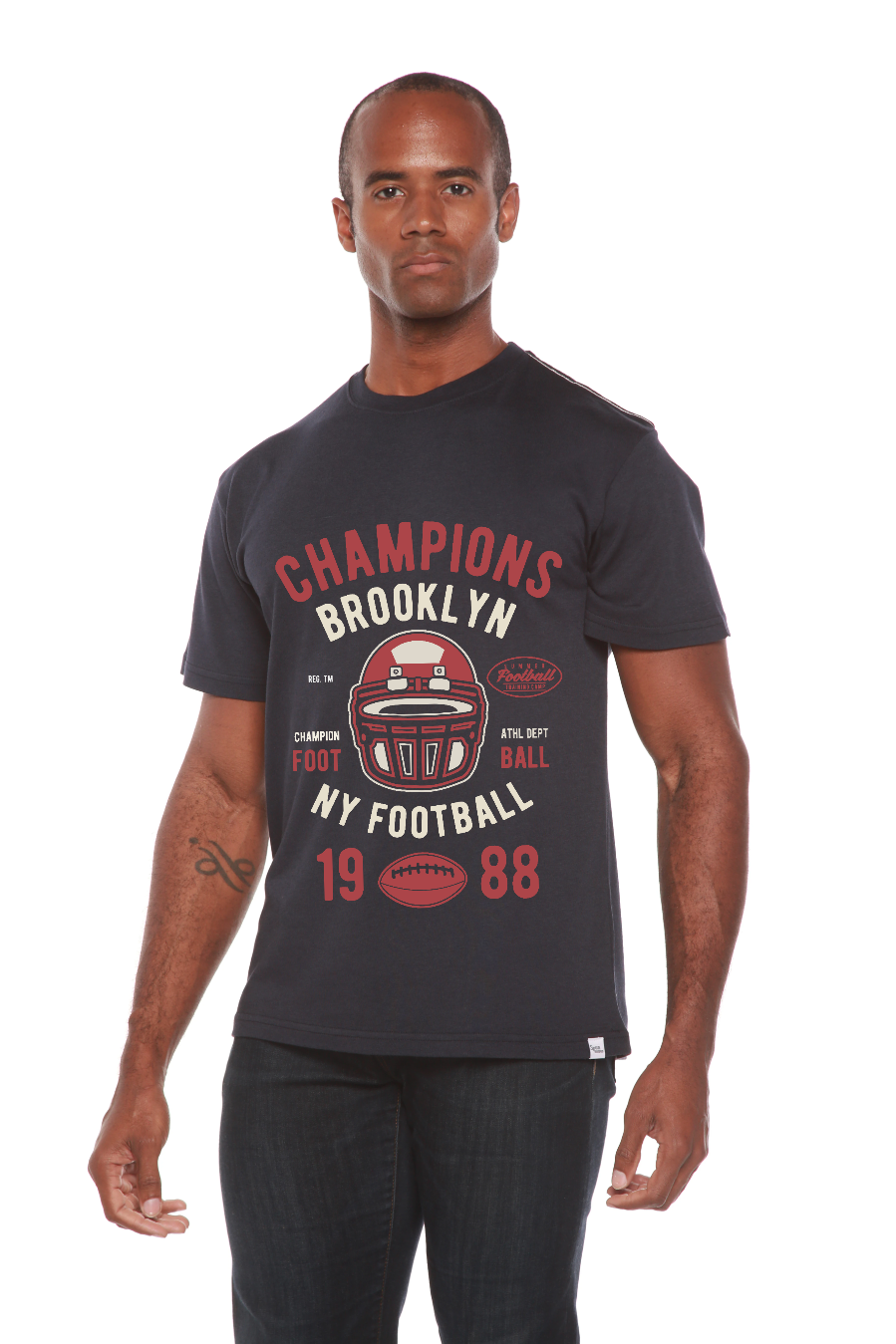 Champions Brooklyn Men's Bamboo Viscose/Organic Cotton Short Sleeve Graphic T-Shirt