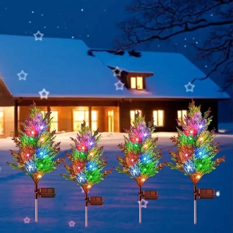 Christmas Solar Lawn Lamp, Garden Solar Light Tree