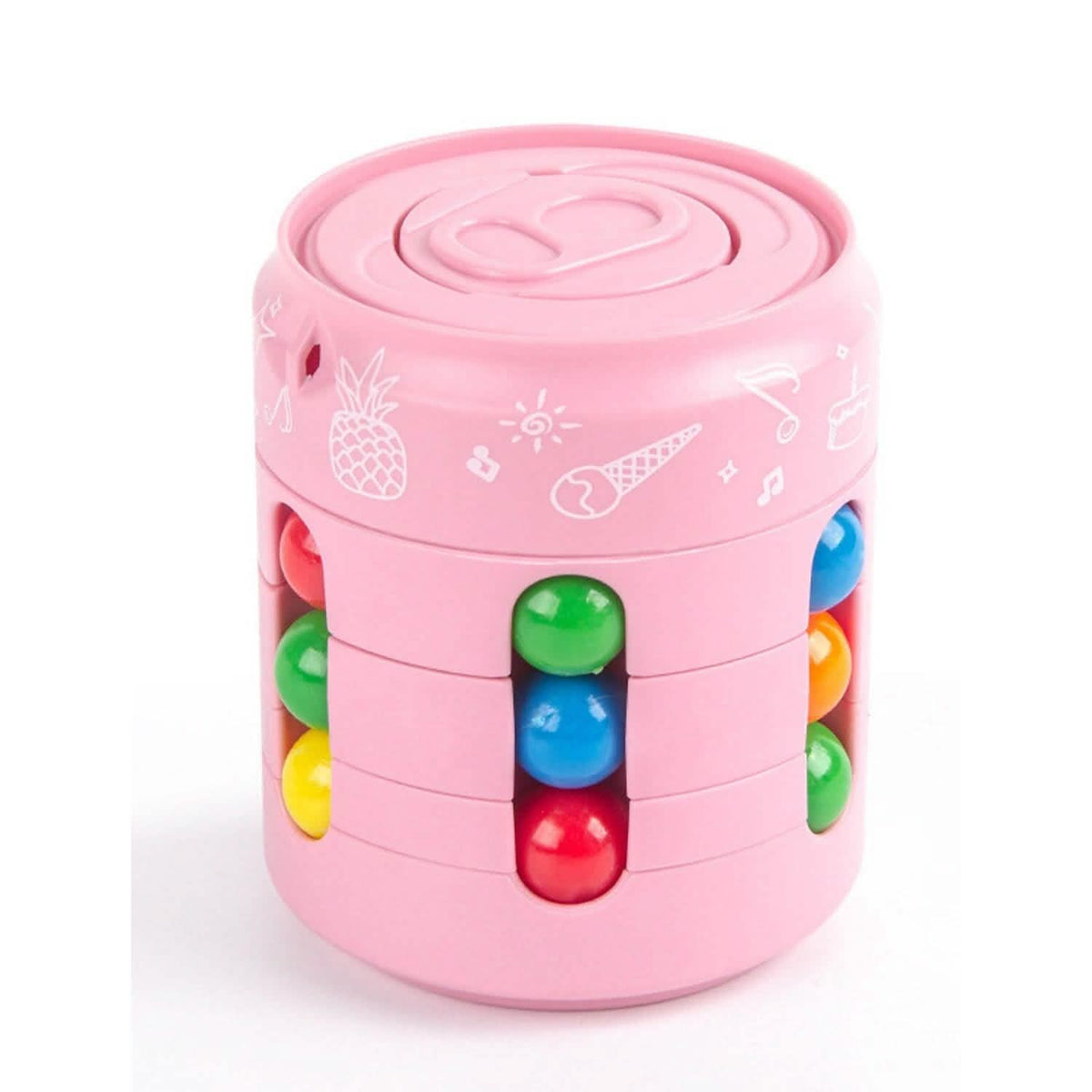 Coke Rubik's Cube Fingertip Rotating Roller Toy