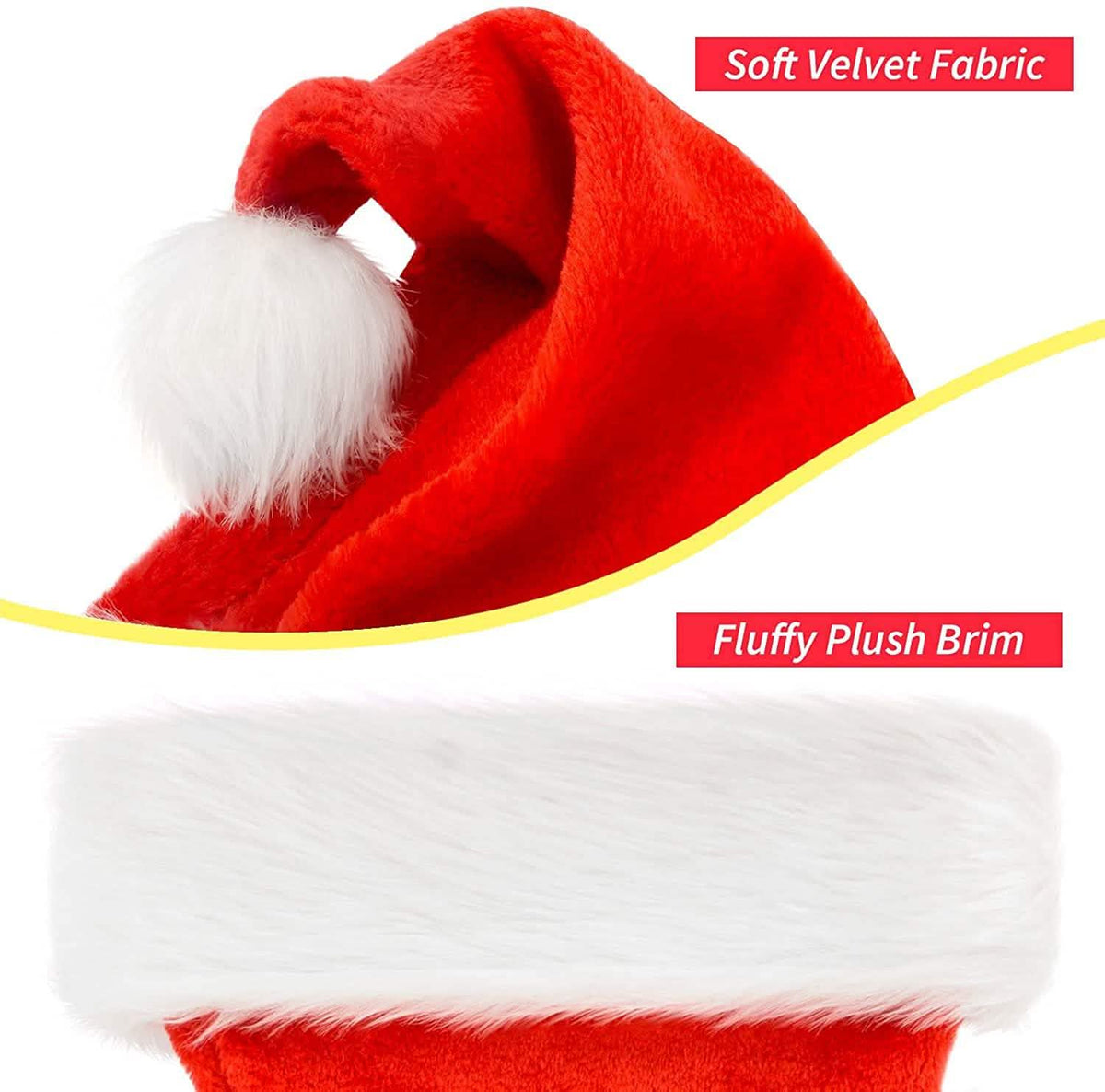 Comfort Christmas Hats Extra Thick Classic Fur