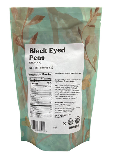 Black-Eyed Peas, Organic