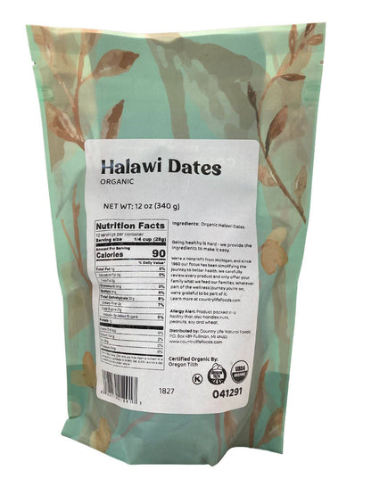 Dates, Halawi, Whole, Organic