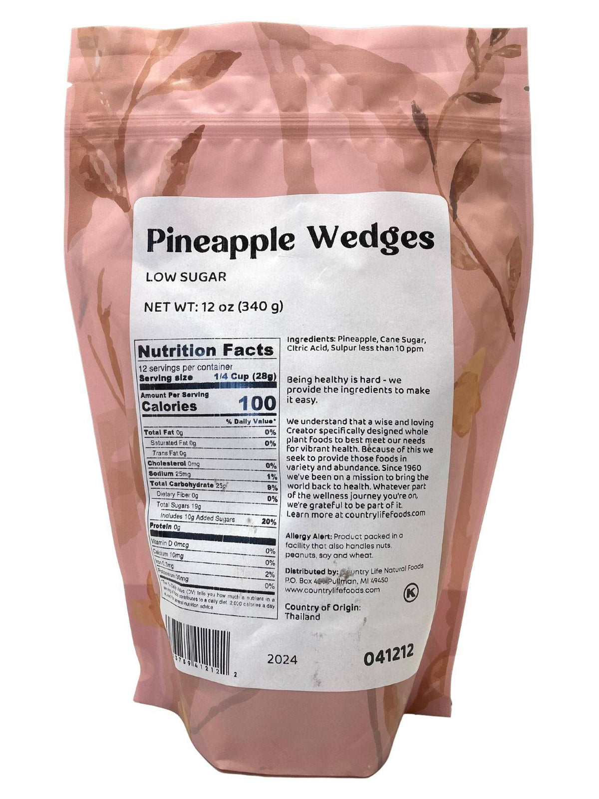 Pineapple Wedges & Tidbits, Low Sugar, Imported