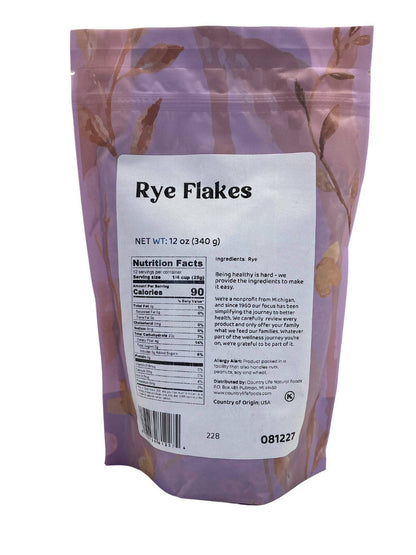 Rye, Rolled Flakes
