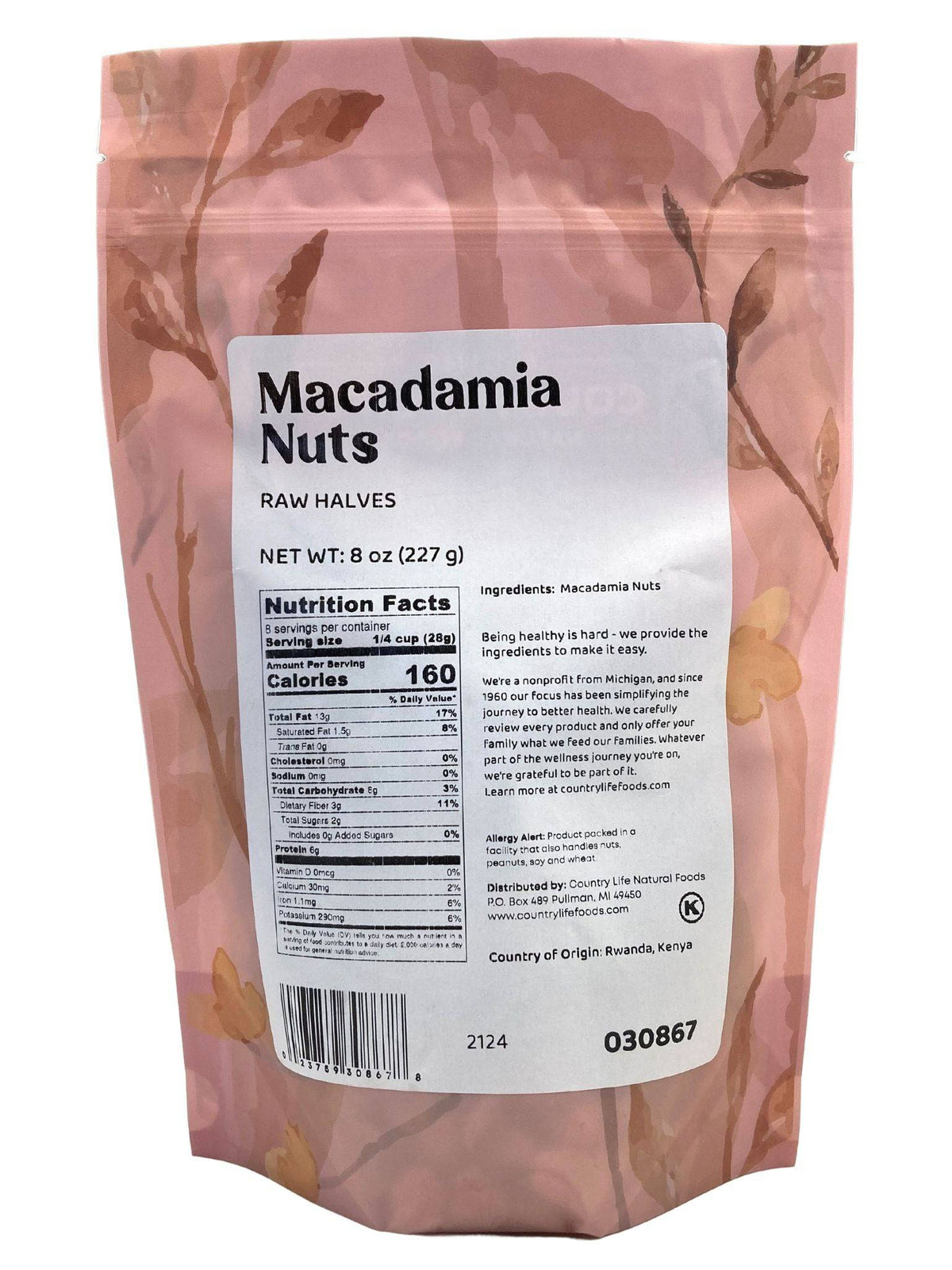 Macadamia Nut Halves