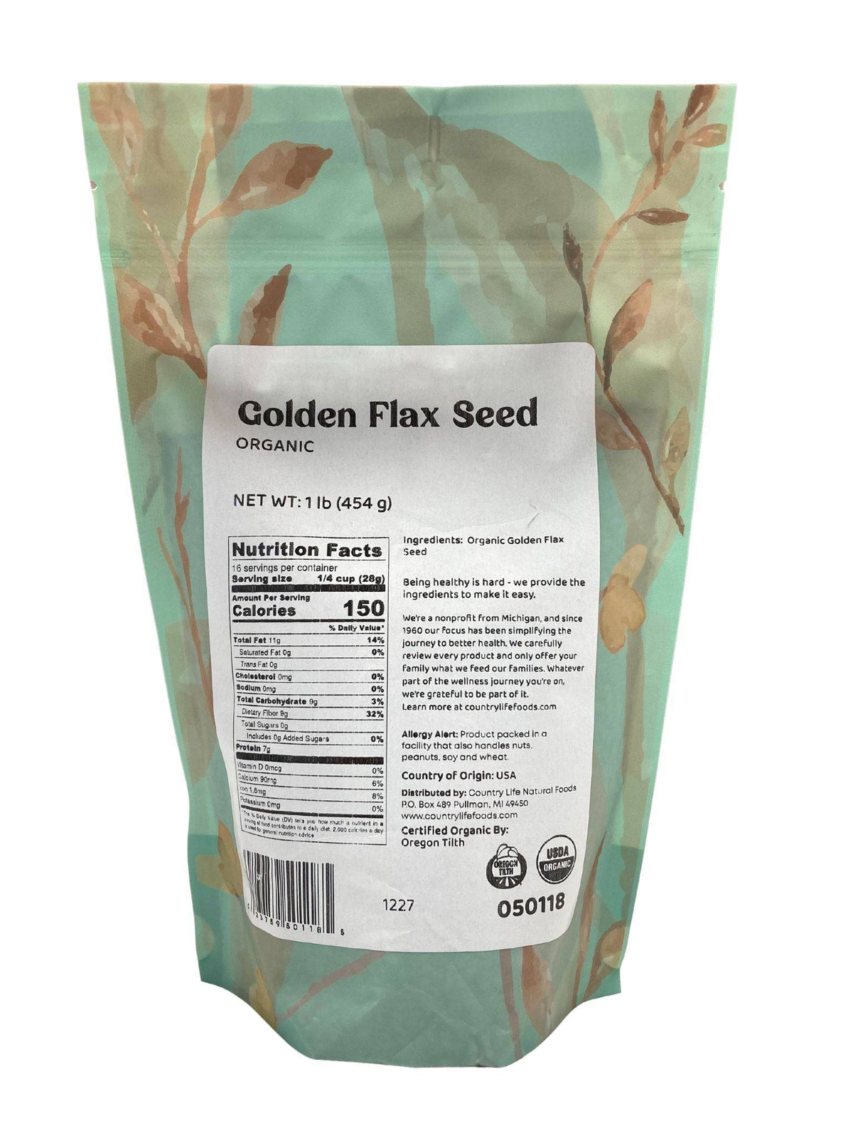 Flax Seeds, Golden, Organic