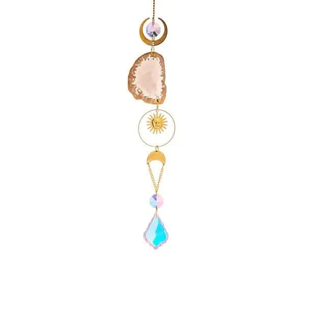 Crystal Sun Catcher Pendant Wind Chime Home Decor