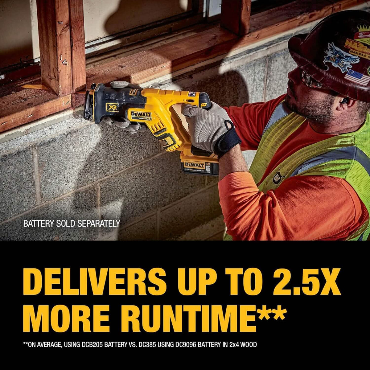 DEWALT 20V MAX* XR Reciprocating Saw, Compact, Tool Only (DCS367B)  (Refurbished)