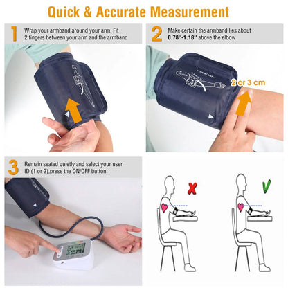 Digital Arm Blood Pressure Monitor