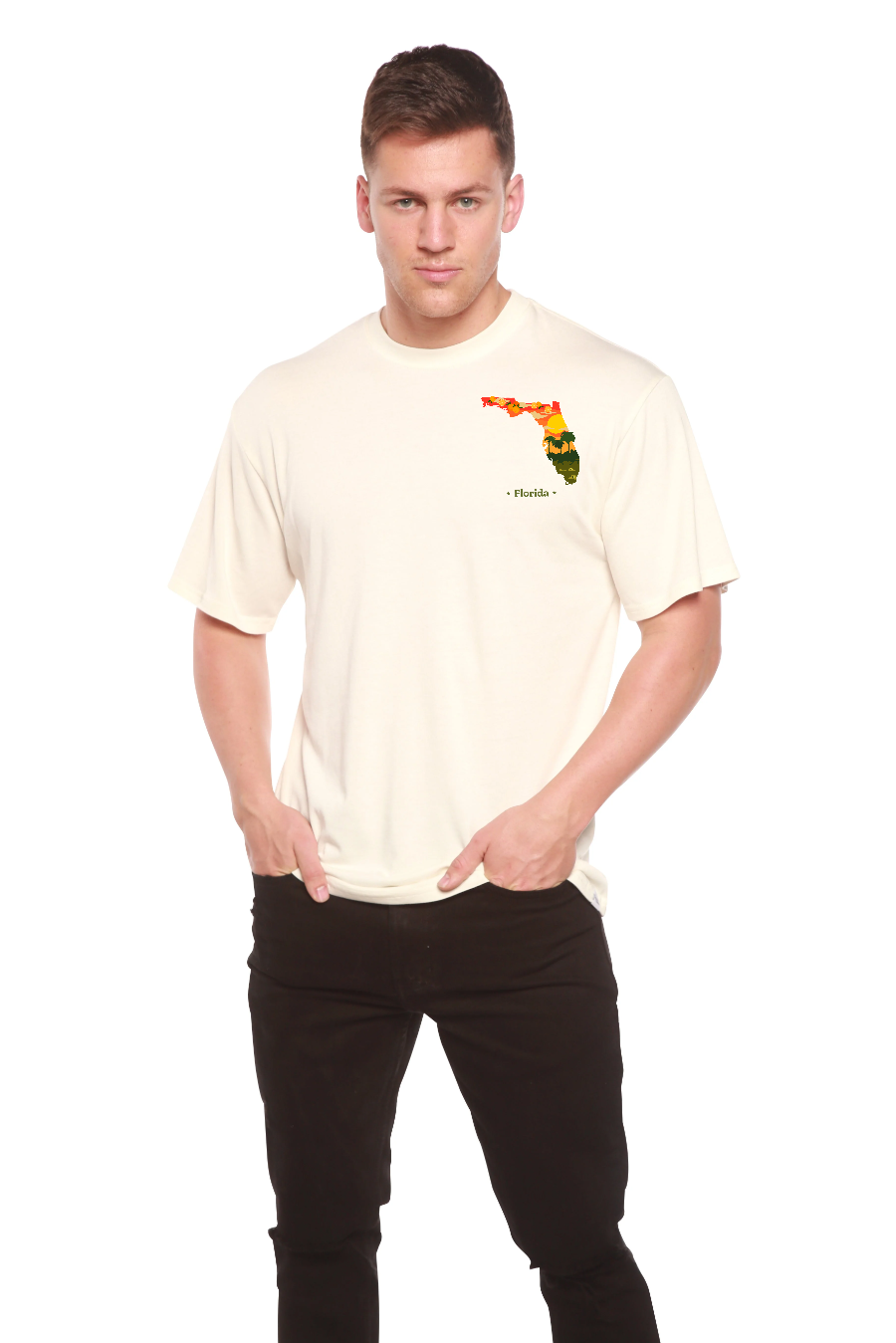 Florida Men's Bamboo Short Sleeve Graphic T-Shirt