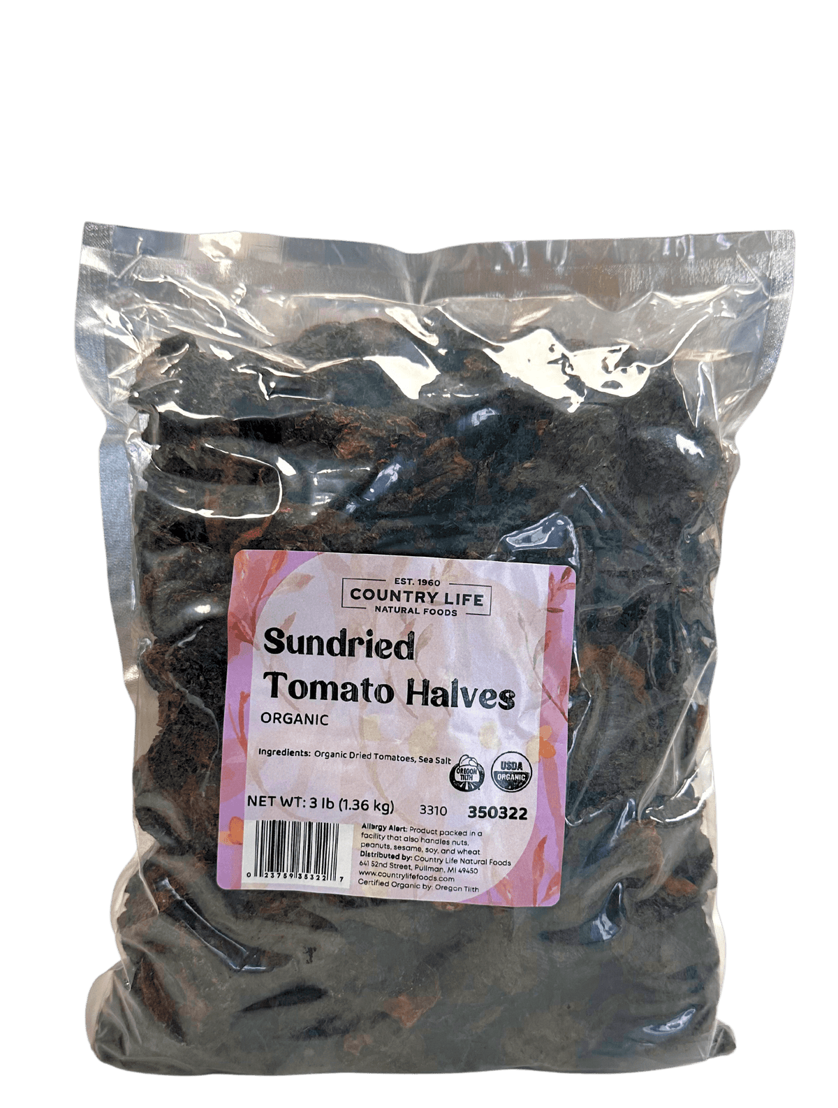Tomato, Organic, Sundried, Halves