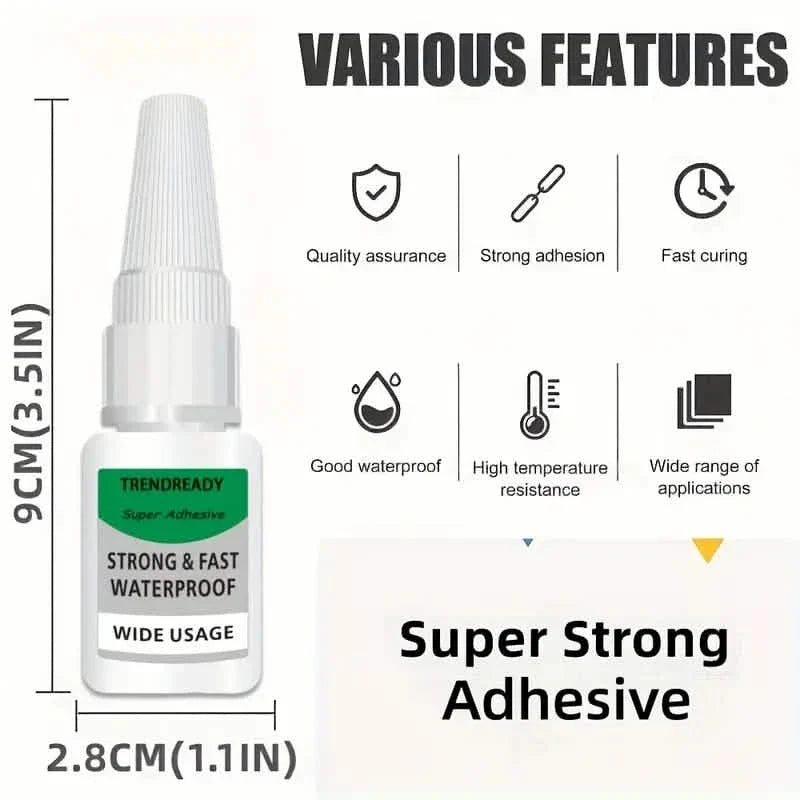 2-Pack: Super Glue – Fast-Drying, Waterproof, Multi-Surface