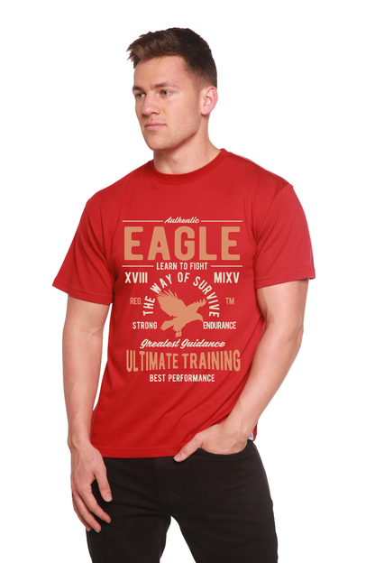 Eagle Men's Bamboo Viscose/Organic Cotton Short Sleeve Graphic T-Shirt