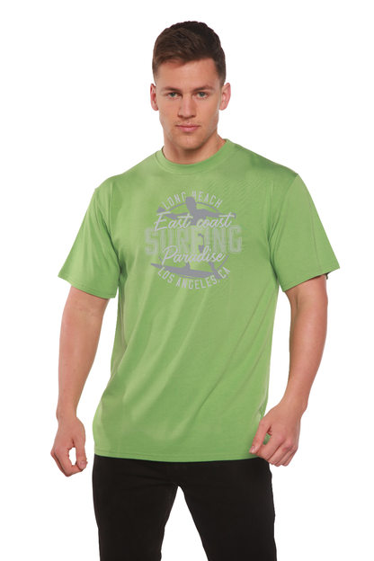 East Coast Paradise Men's Bamboo Viscose/Organic Cotton Short Sleeve Graphic T-Shirt