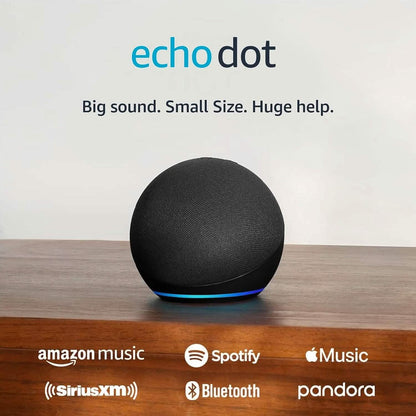 Echo Dot (5th Gen, 2022 Release) With Bigger Vibrant Sound, Helpful Routines and Alexa (Refurbished)