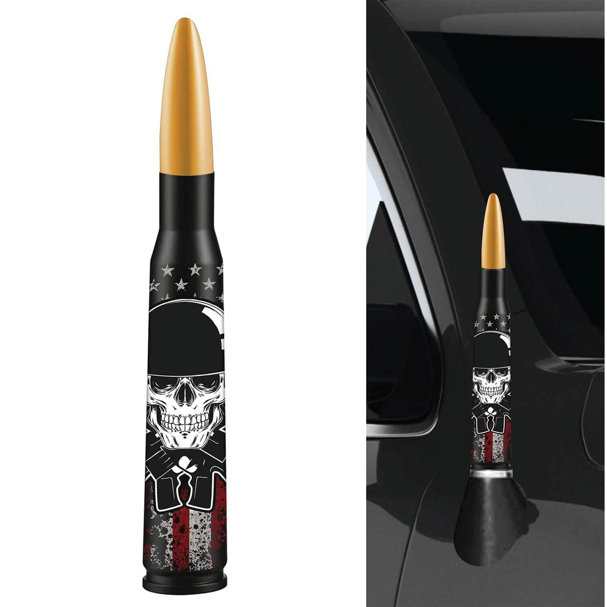 EcoAuto Badass Bullet Antenna Replacement Fits All Chevy & GMC Truck