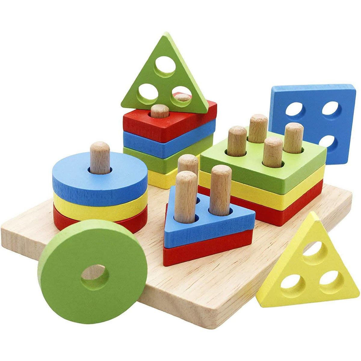Educational Toys Wooden Shapes Sorter