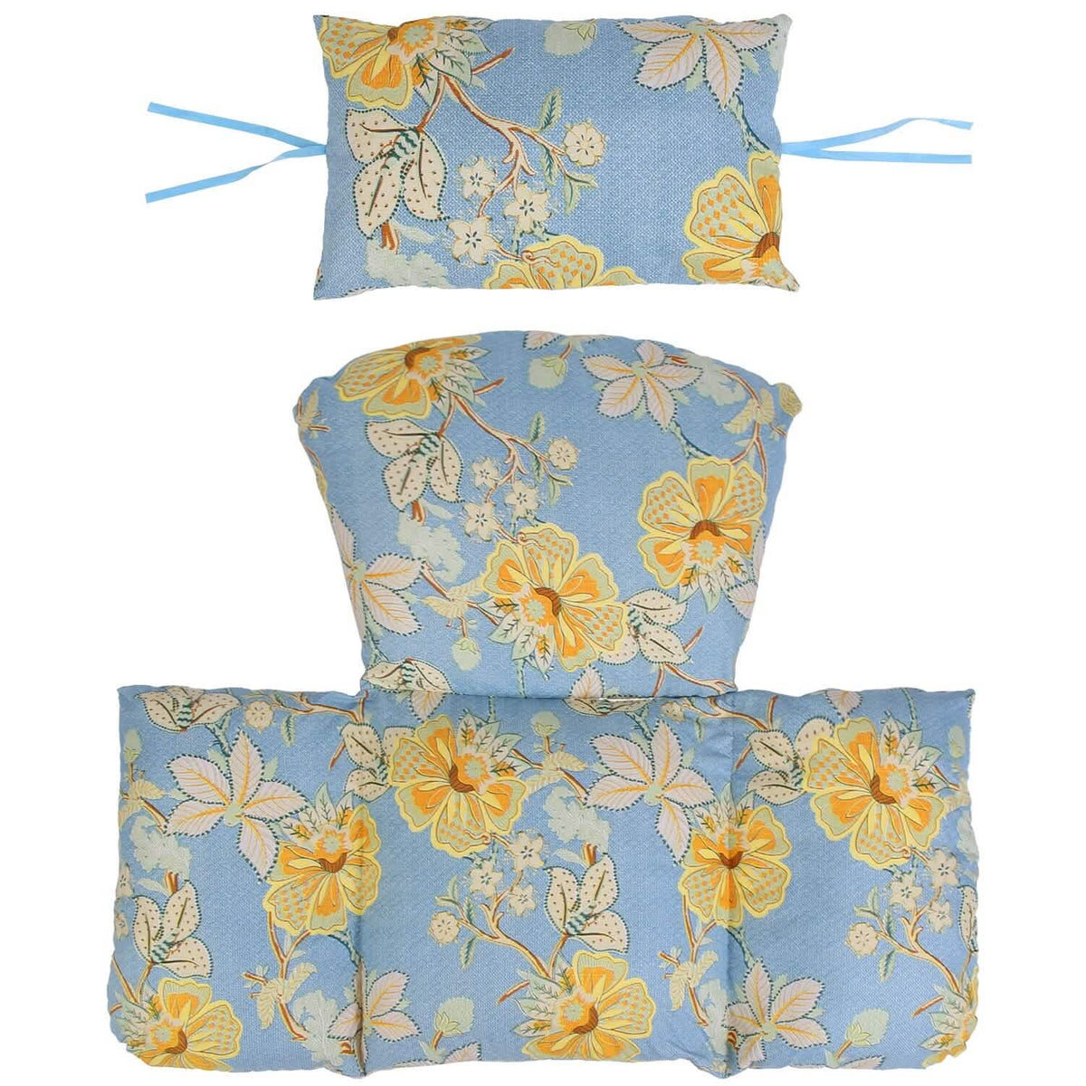 Egg Chair Hanging Basket Seat Soft Cushion with Headrest