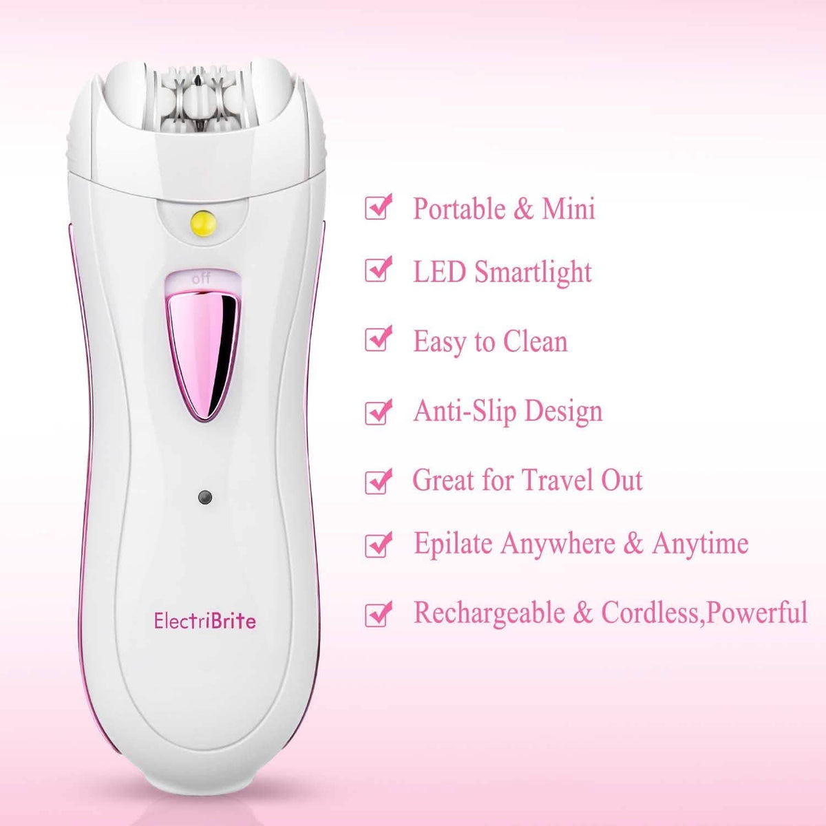 ElectriBrite Facial Hair Removal Epilators
