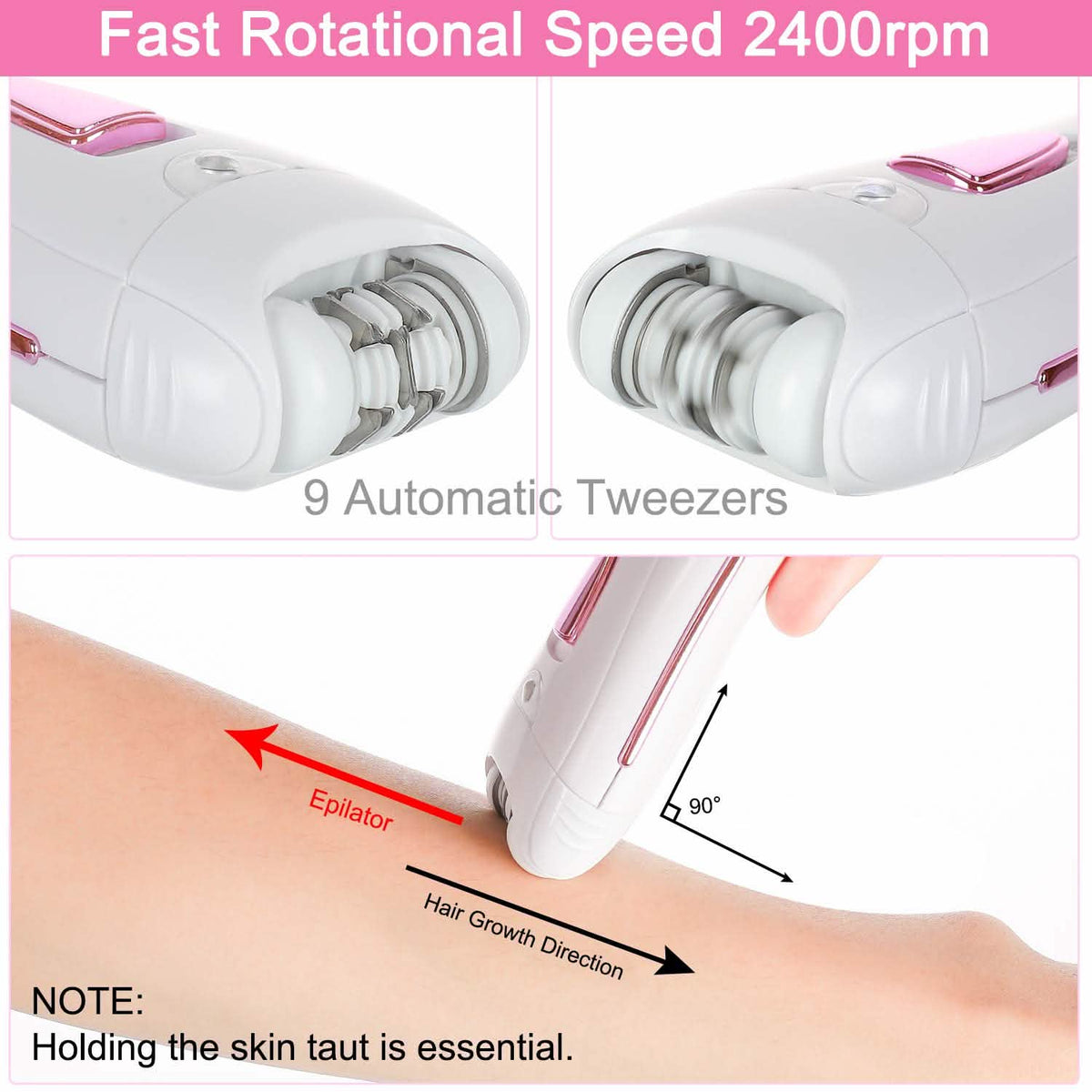ElectriBrite Facial Hair Removal Epilators