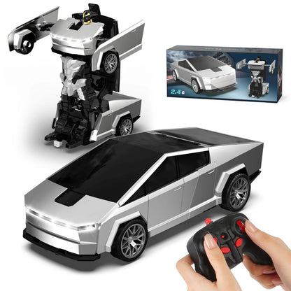 2.4GHz Remote Control Off-Road Car – Robot Transforming, LED Lights