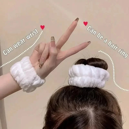 Face Washing Wrist With Sweat Wiping Bracelet Absorbing Sleeve