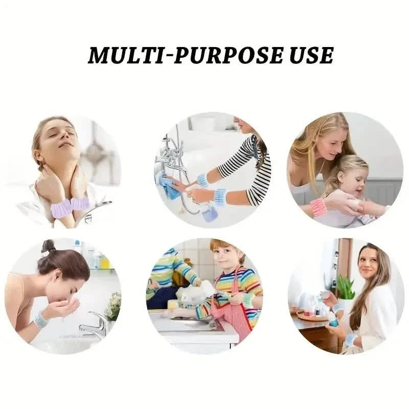 Face Washing Wrist With Sweat Wiping Bracelet Absorbing Sleeve