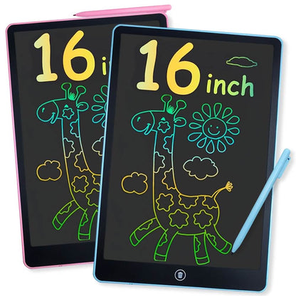 Digital LCD Writing Tablet with Stylus Pen – Reusable Wipeable Dry-Erase Doodle & Drawing Board