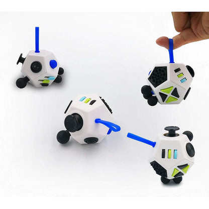 Fidget Dodecagon ‚Äì12-Side Fidget Cube Relieves Stress and Anxiety Anti Depression Cube