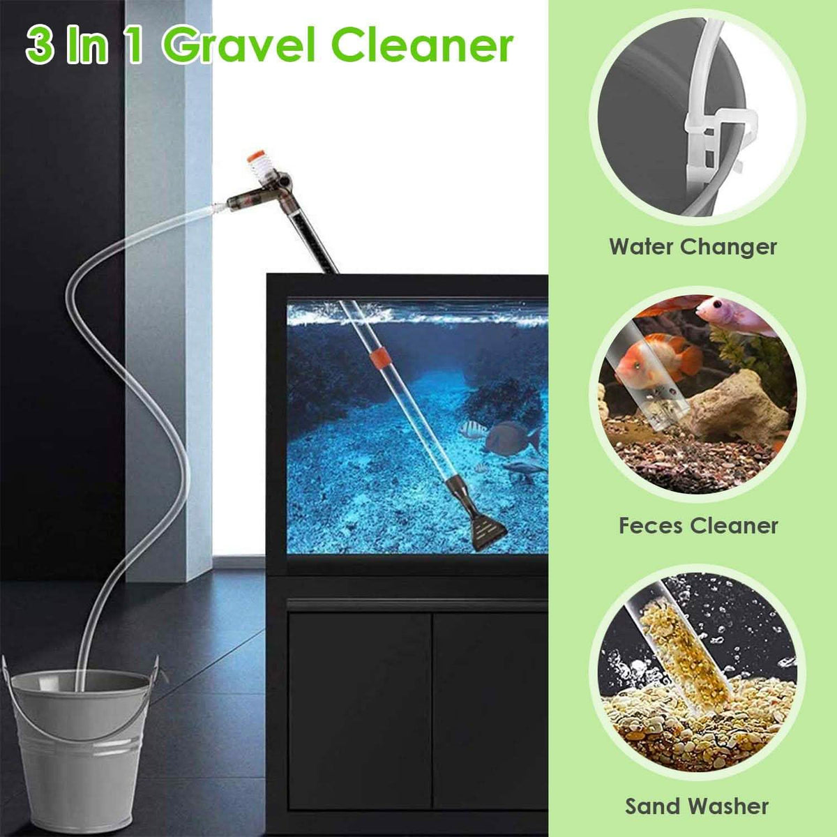 Fish Tank Gravel Cleaner Kit
