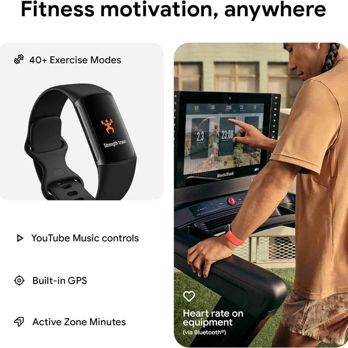 Fitbit Charge 6 Fitness Tracker  (Refurbished)