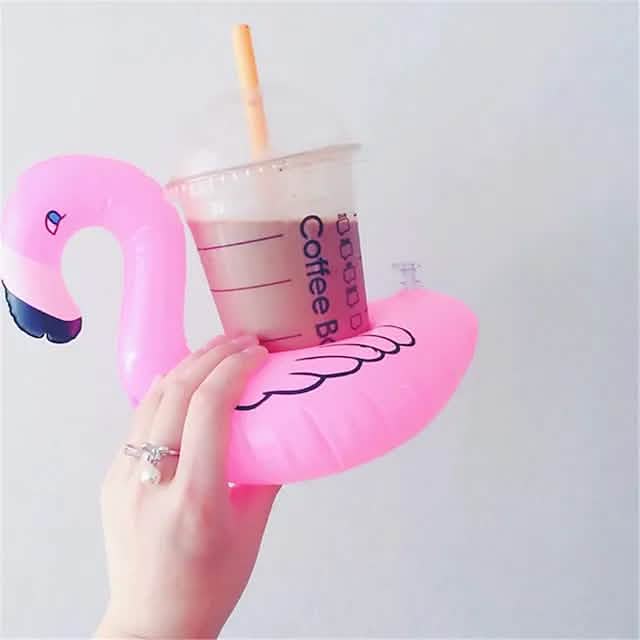 Flamingo Party Floating Sparkling Drink Cup