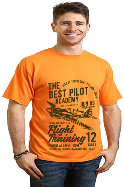 Flight Training Men's Bamboo Viscose/Organic Cotton Short Sleeve Graphic T-Shirt