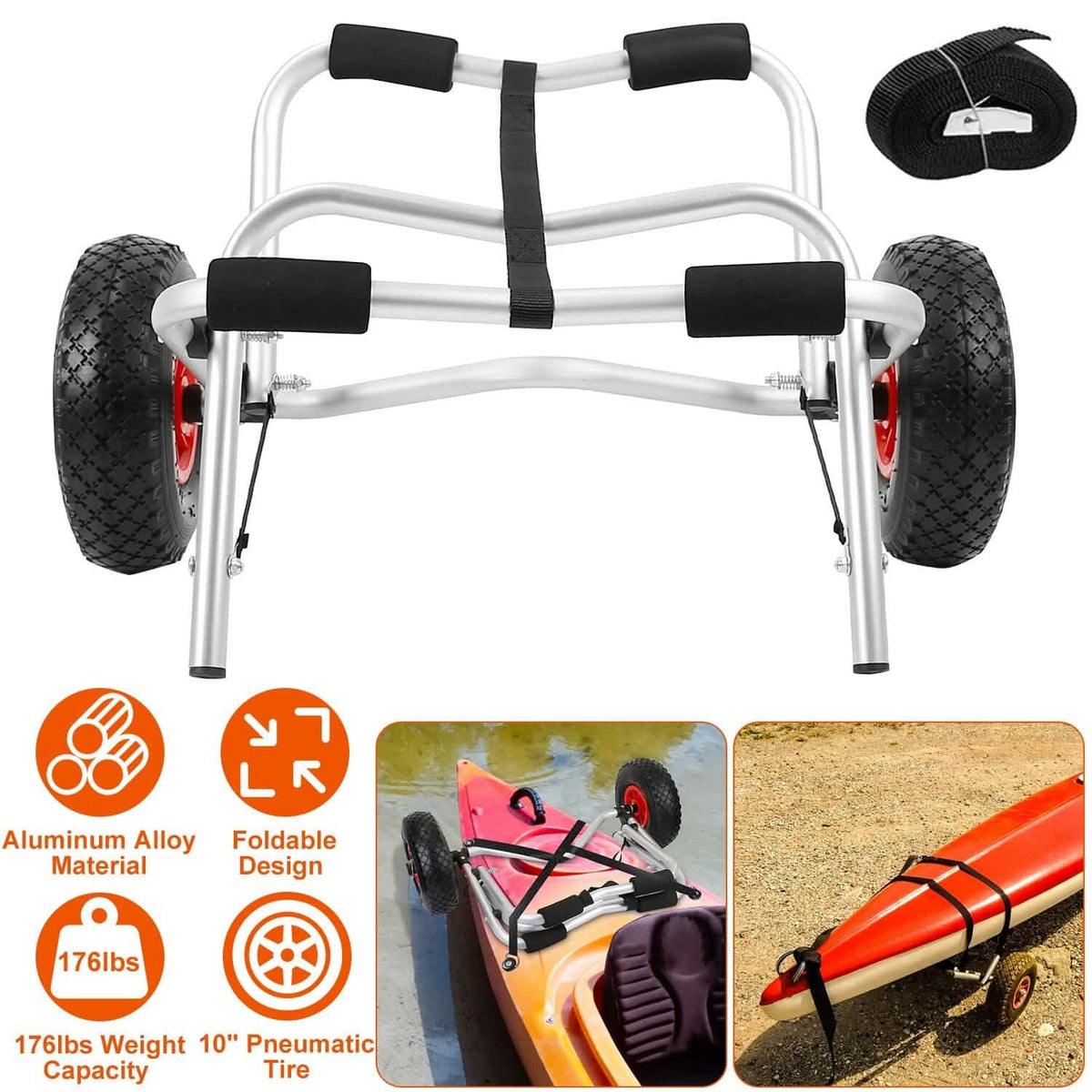 Foldable Kayak Canoe Boat Carrier