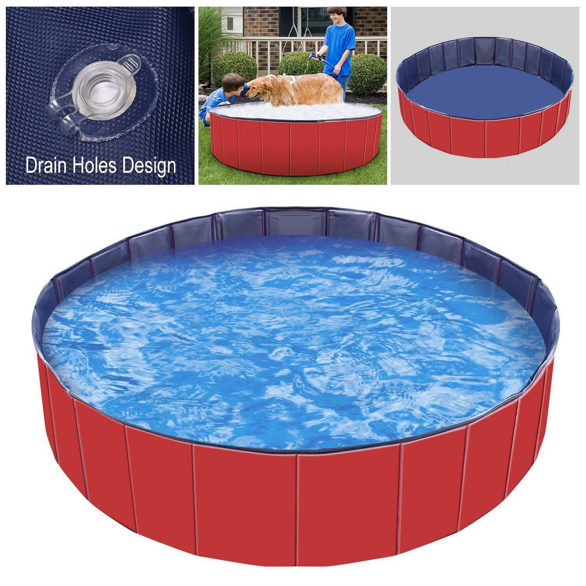 Foldable Pet Swimming Pool PVC
