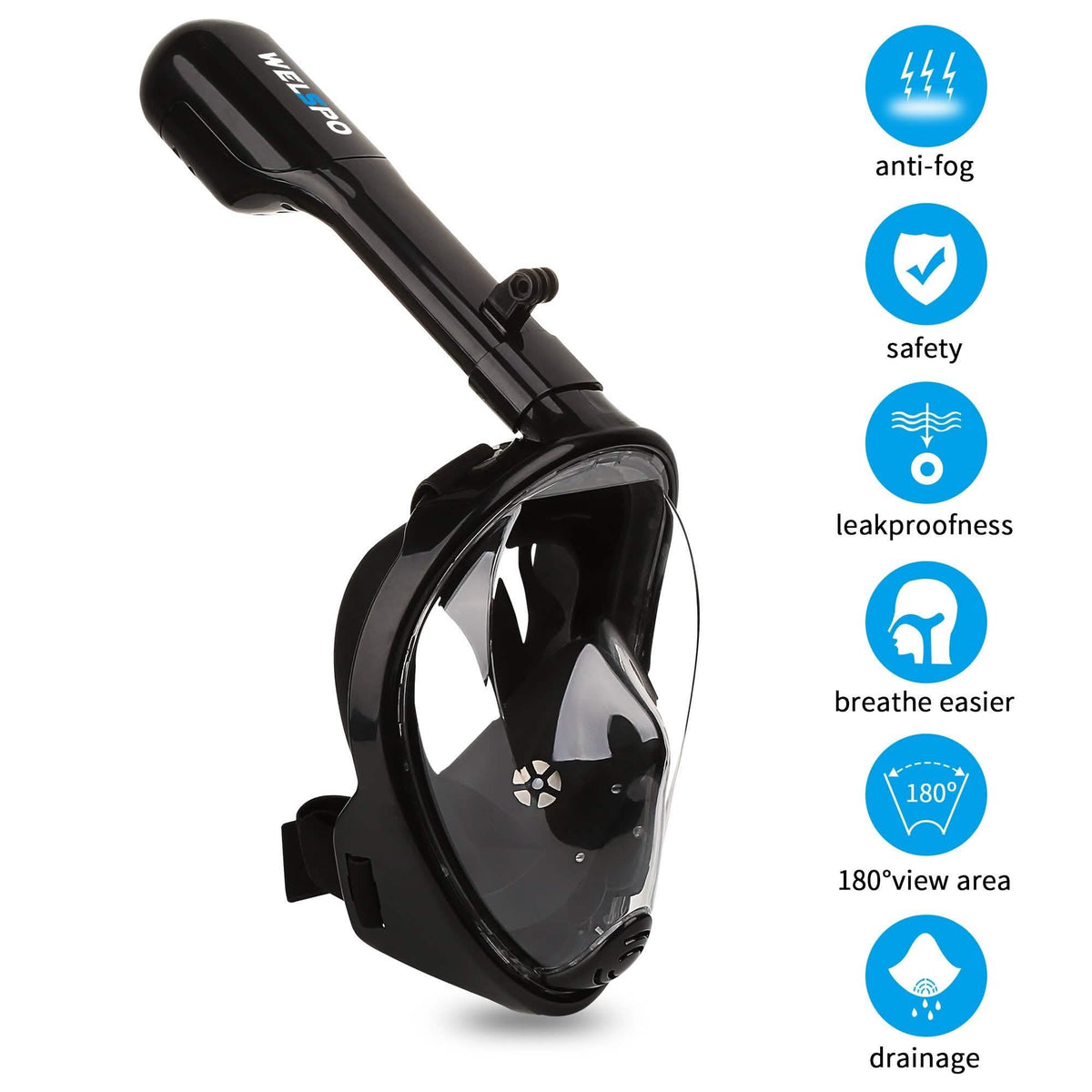 Full Face Mask Swimming Underwater Diving Snorkel Scuba